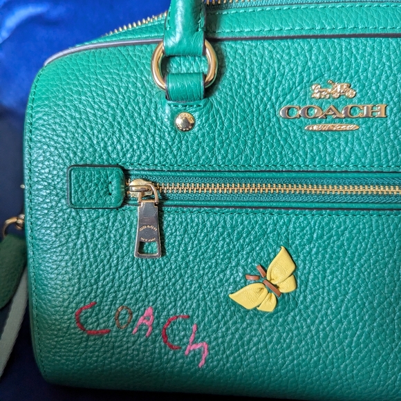 COACH Rowan Satchel with Diary Embroidery C8280 - Picture 3 of 12